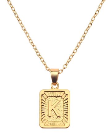 18K Gold Custom Initial Necklace - Personalized Engraved Dainty Jewelry Gift for Women | Luxury Heirloom Quality
