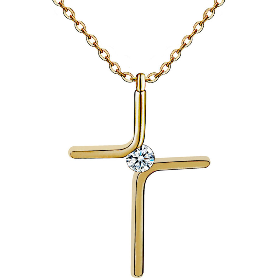 Minimalist Titanium Steel Cross Necklace - Unisex Durable Jewelry | Subtle Faith Symbol for Everyday Wear
