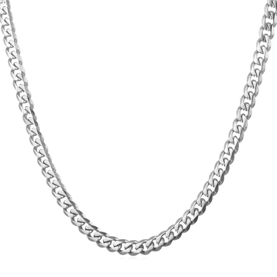 Durable Steel Men’s Necklace - Rugged Titanium Pendant | Masculine Jewelry for Everyday Wear & Gifts
