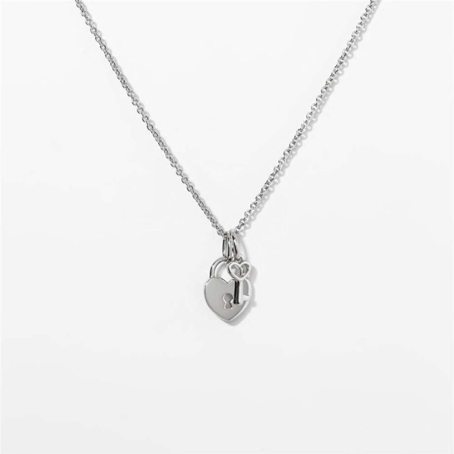 Lock & Key Couple Necklace Set - 18K Gold Symbolic Love Jewelry | Matching Valentines Gift for Him & Her
