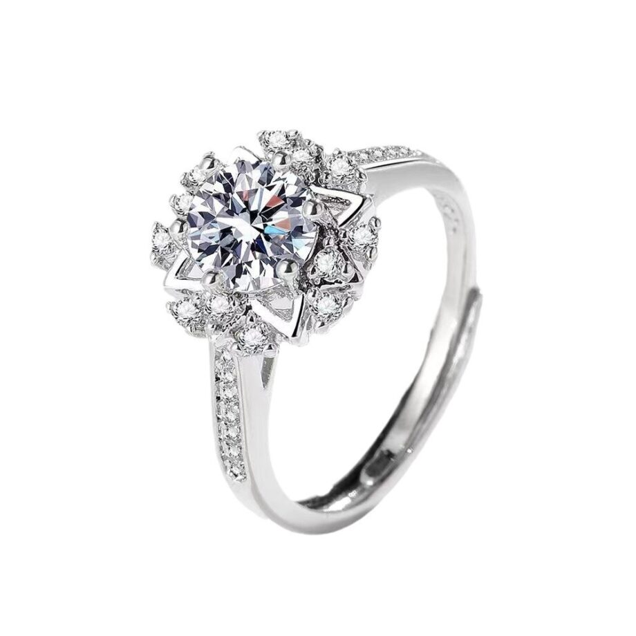 Adjustable Cuff Trendy Ring - Modern Stackable Jewelry for Effortless Style | S925 Sterling Silver Bold Statement Ring