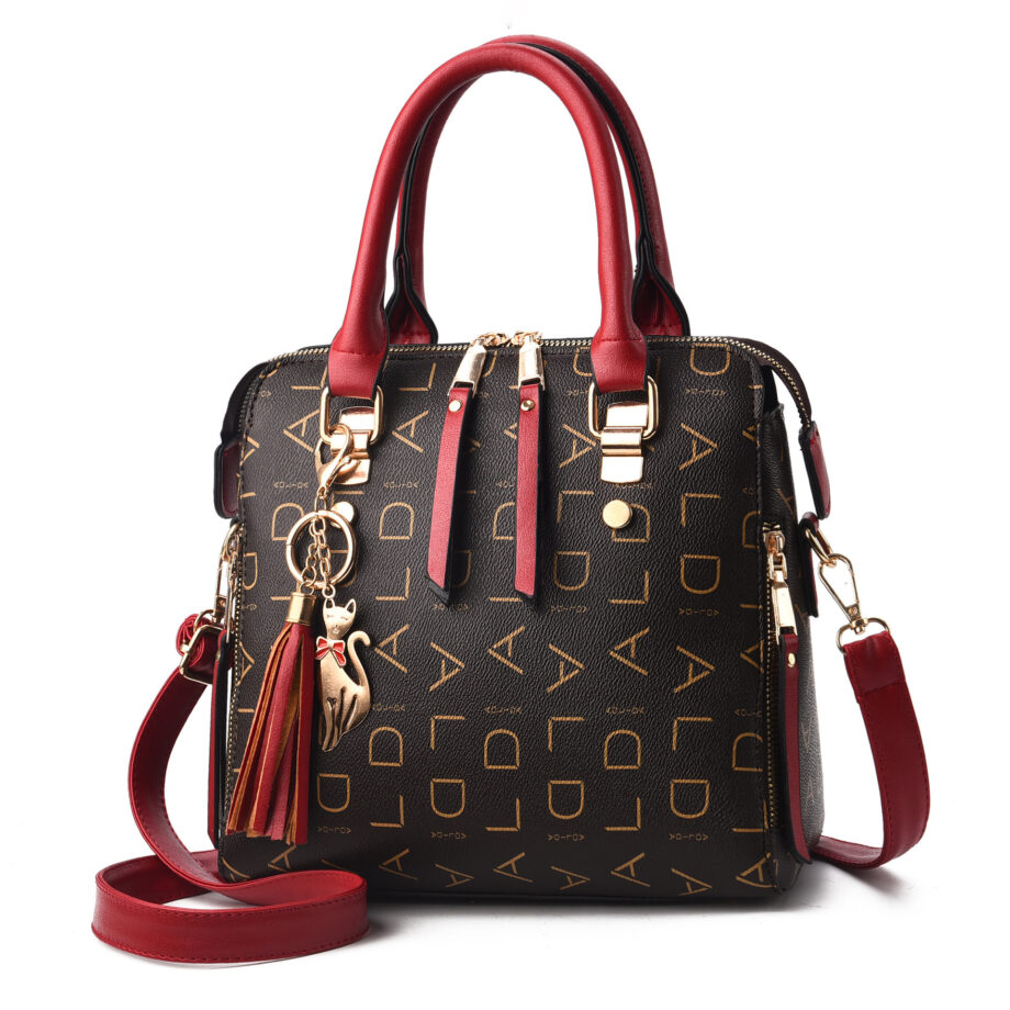 Stylish Women's Leisure Shoulder Bag - Large Capacity PU Leather Crossbody Handbag | David Jones Inspired Design