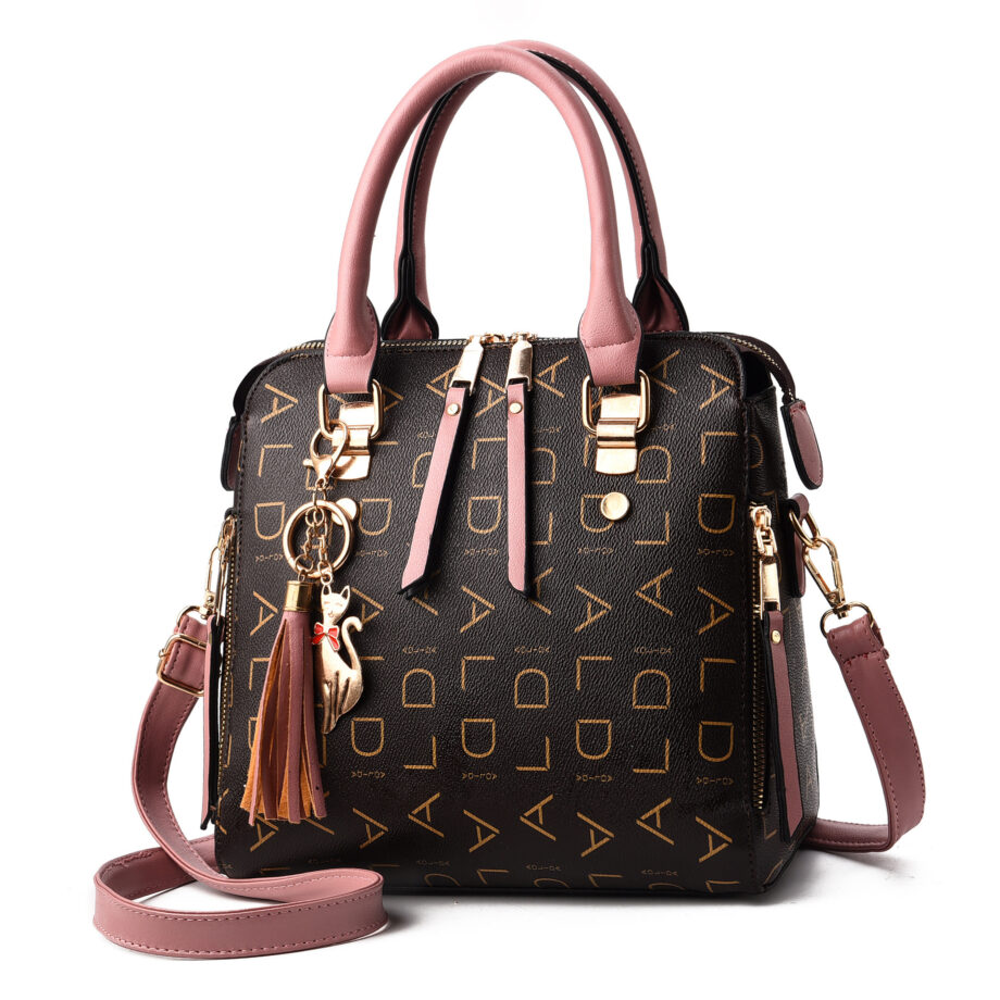 Stylish Women's Leisure Shoulder Bag - Large Capacity PU Leather Crossbody Handbag | David Jones Inspired Design