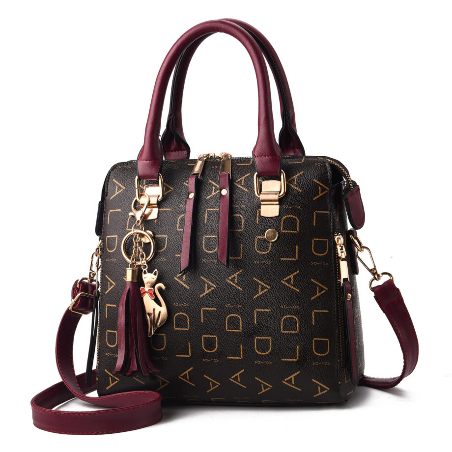 Stylish Women's Leisure Shoulder Bag - Large Capacity PU Leather Crossbody Handbag | David Jones Inspired Design