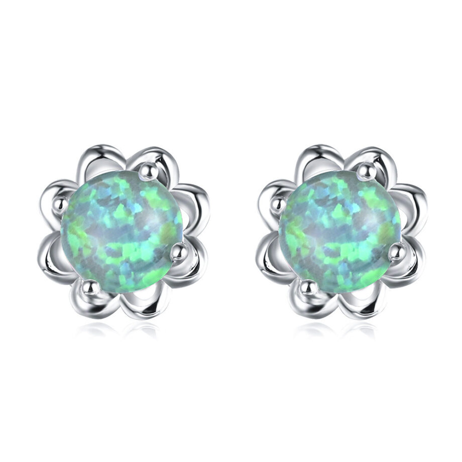 Handcrafted Opal Studs