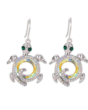 Turtle Opal Pendant Stud Earrings | 925 Sterling Silver – Hypoallergenic & Handcrafted