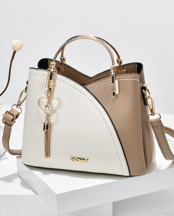Chic Color Block Tassel Crossbody Bag - Women’s Fashion Handbag | David Jones-Inspired Elegance
