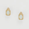 14K Gold African Opal Earrings | Handcrafted Luxury Jewelry – Hypoallergenic & Ethical